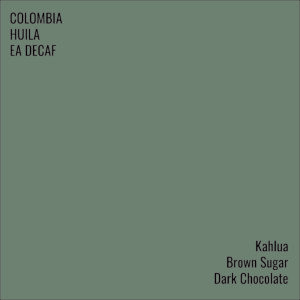 Colombia Huila Decaf